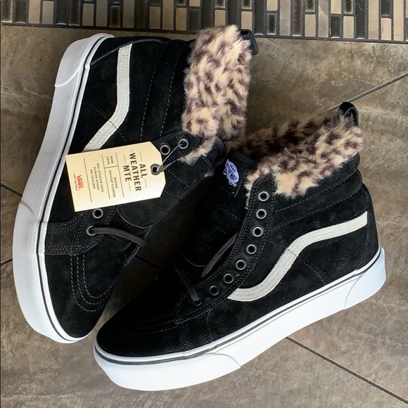 VANS SK8-Hi PLATFORM MTE BLACK/LEOPARD FUR MEN’s - Picture 16 of 16